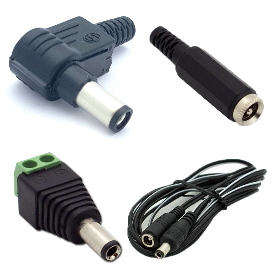 2.5mm DC Barrel Plug & Jack Connectors | Vetco Electronics
