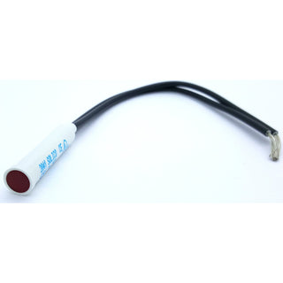 Red Neon Indicator Lamp with 6" Leads