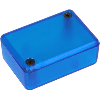 Hammond 1551GTBU Translucent Blue Plastic Enclosure  1.97 in x 1.38 in x 0.79 in