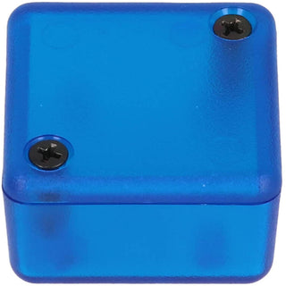 Hammond 1551MTBU Translucent Blue Plastic Enclosure 1.38 in x 1.38 in x 0.79 in