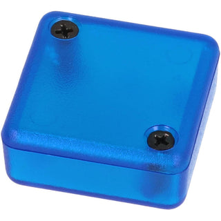 Hammond 1551NTBU Translucent Blue Plastic Enclosure 1.38 in x 1.38 in x 0.59 in
