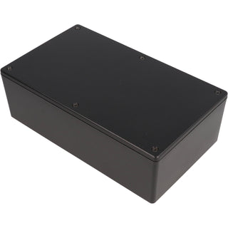 Plastic Enclosure, Black  7.6 in x 4.4 in x 2.2 in