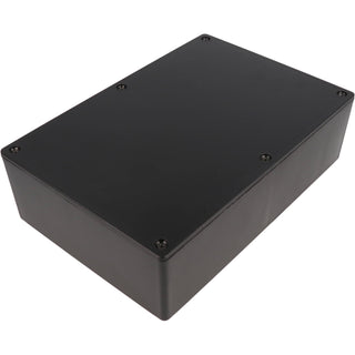 Black ABS Plastic Enclosure 8.7 in x 5.9 in x 2.3 in