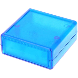 Hammond 1593KTBU Translucent Blue Plastic Enclosure 2.6 in x 2.6 in x 1.1 in