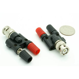 Dual Banana Jack - BNC Male Adapter