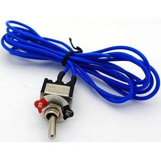 SPST Miniature Toggle Switch w/Wire Leads On-Off 6A