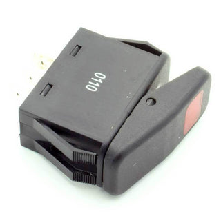 SPST Automotive Illuminated Rocker Switch Red LED On-Off 20A