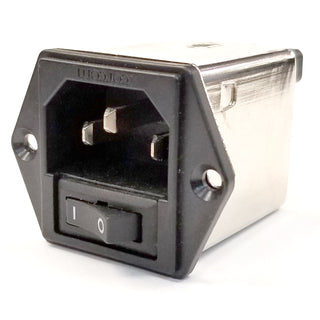 TE Connectivity Corcom IEC C14 Power Inlet Receptacle 3CUFE1