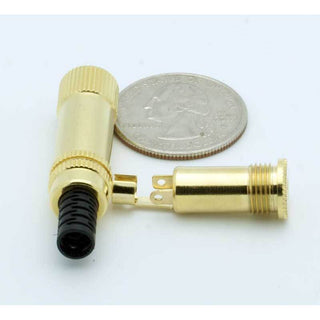 3.5mm Mono Jack Gold Line Mount