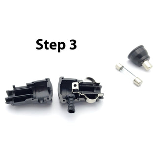 Right Angle Cigarette Lighter Plug w/8A Fuse