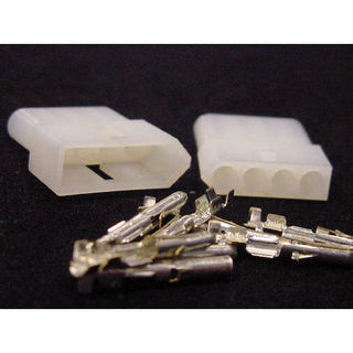 4 Pin Male/Female Pair .093 Pins 12A
