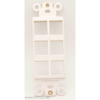 Decora Insert 6 Port Keystone