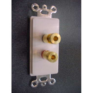 Dual Binding Posts Decora Insert