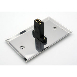 USB 3.0 Stainless Steel Wall Plate