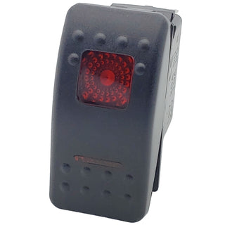 Marine Rocker Switch SPDT ON/OFF 12V 20A with Red LED Indicator