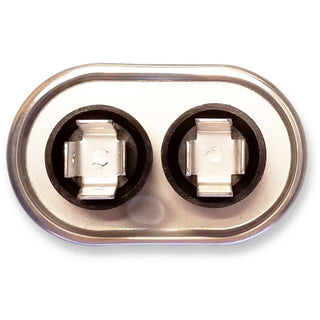 Motor Run Capacitor 10uFD, 370VAC, Oval