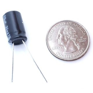 470uF 35 Volt Electrolytic Capacitor