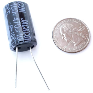 470uF 100 Volt Electrolytic Capacitor