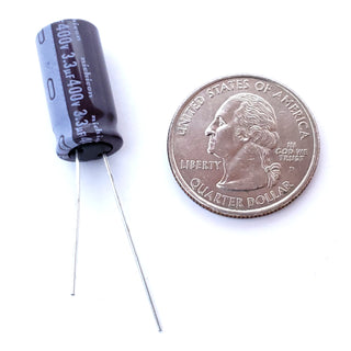 3.3uF 400 Volt Electrolytic Capacitor