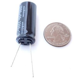 2200uF 50 Volt Electrolytic Capacitor