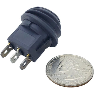 Round Waterproof Rocker Switch 5A 36V (ON-OFF)