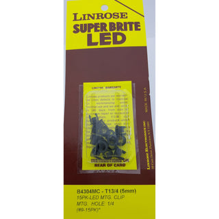 Linrose B4304MC-15PK-Mounting Clip LED Mounting Clip-15pack