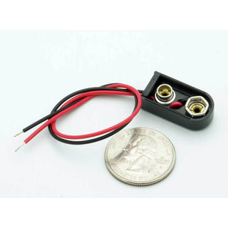 9V Battery Connector - Hard Plastic