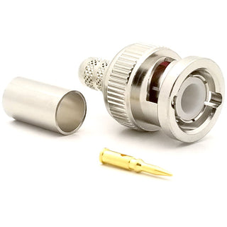 BNC Male Crimp for RG-59 (RG59 three piece)