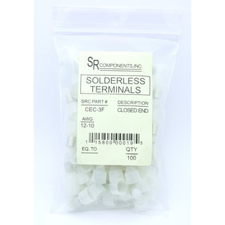 Closed End Solderless Terminal Crimp 12-10AWG