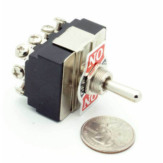 4PDT Bat Handle Toggle Switch On-Off-On 15A