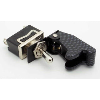 Toggle Switch Guard / Cover - Carbon Fiber