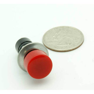 SPST Push Button Momentary Switch Red N.O. 3A