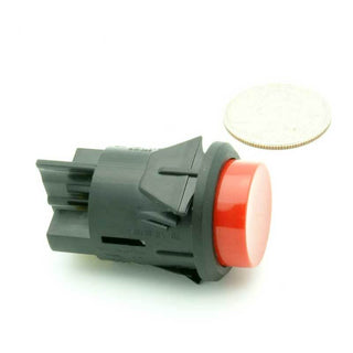 SPST Push Button Switch Snap-In Large OFF - ON 16A