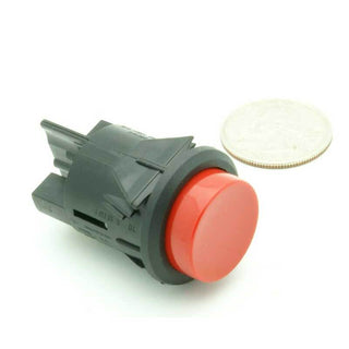 SPST Push Button Switch Snap-In Large Momentary N.O. 16A