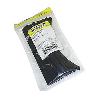3/16'' Heat Shrink 6" length 10 pack, black