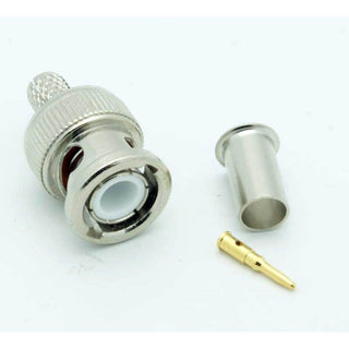 BNC Male 3 Piece Crimp Connector for RG-8X / LMR240