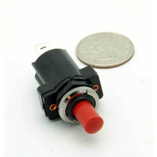 SPST Push Button Momentary Switch Red N.O. .5A