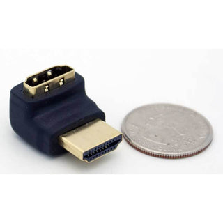 HDMI Male - Female 90º Adapter UP