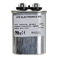 Motor Run Capacitor 35uFD, 370VAC, Oval, Motor Run