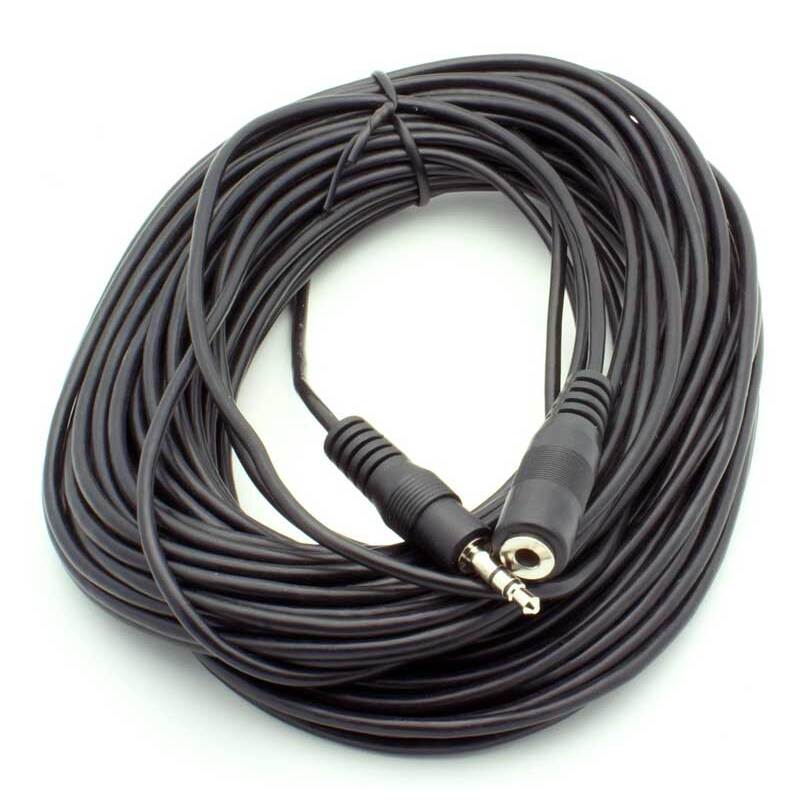 Stereo Audio Headphones Mini Plug Extension Cable - 3Feet