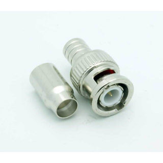 BNC Male 2 Piece Crimp Connector for RG-6