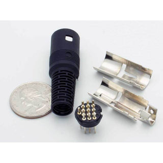 13 Pin DIN Male Inline Plug Connector