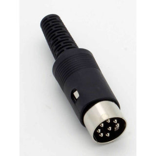 8 Pin DIN Male Inline Plug Connector