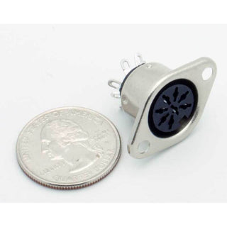 8 Pin DIN Female Panel Mount Jack