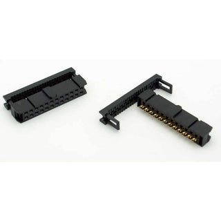 24 Pin IDC Female Socket Connector 0.1" (Keyed)