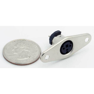 3 Pin Mini-DIN Female Panel Mount Jack