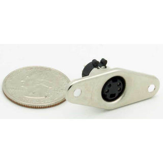 4 Pin Mini-DIN Female Panel Mount Jack