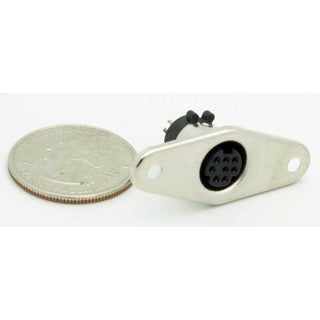 8 Pin Mini-DIN Female Panel Mount Jack