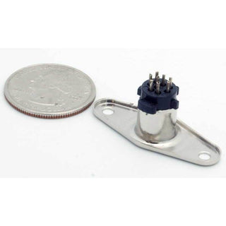 8 Pin Mini-DIN Female Panel Mount Jack
