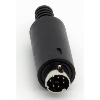 7 Pin Mini-DIN Male Inline Plug Connector